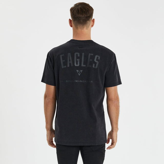 West Coast Eagles Relaxed Fit T-Shirt Mineral Black