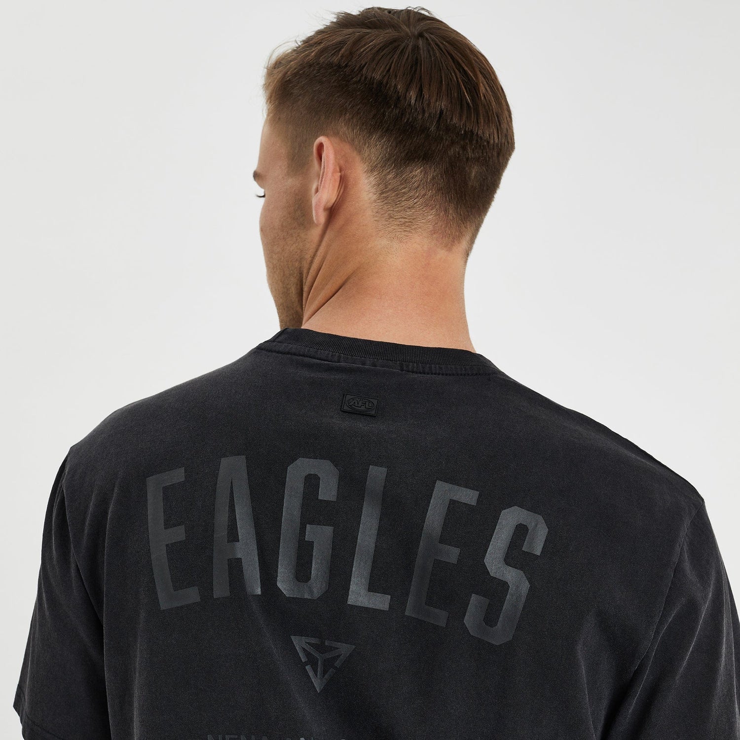 West Coast Eagles Relaxed Fit T-Shirt Mineral Black