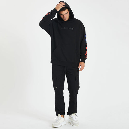Western Bulldogs Relaxed Fit Hoodie Jet Black