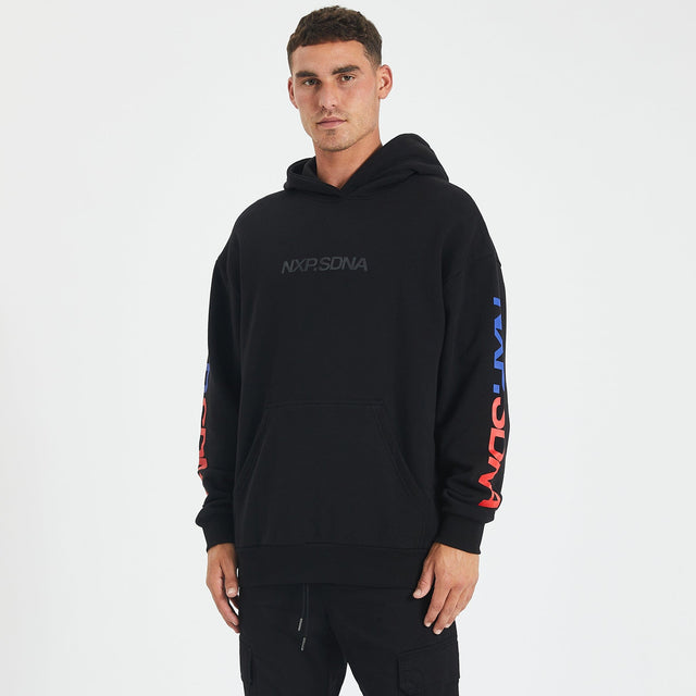 Western Bulldogs Relaxed Fit Hoodie Jet Black
