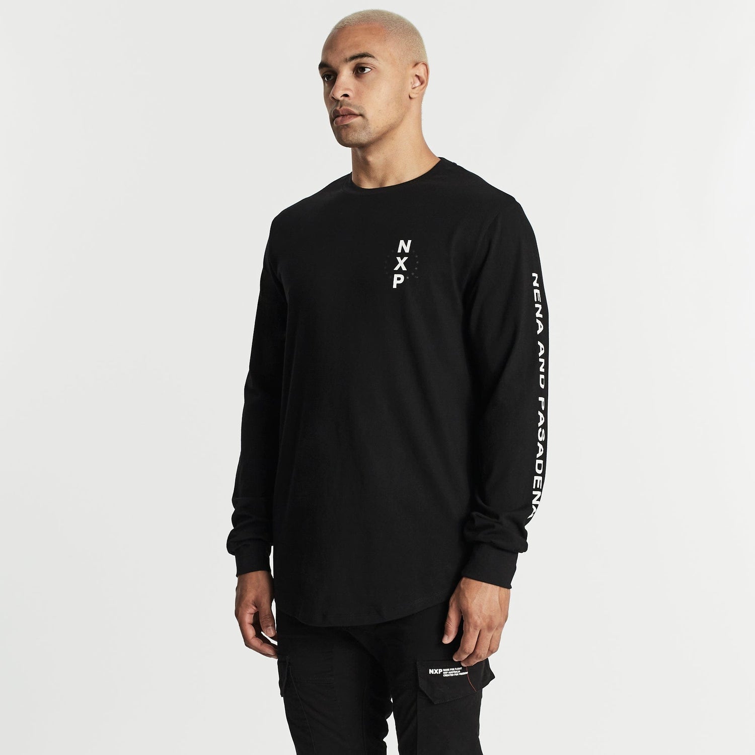 Wreck Cape Back Long Sleeve T-Shirt Jet Black