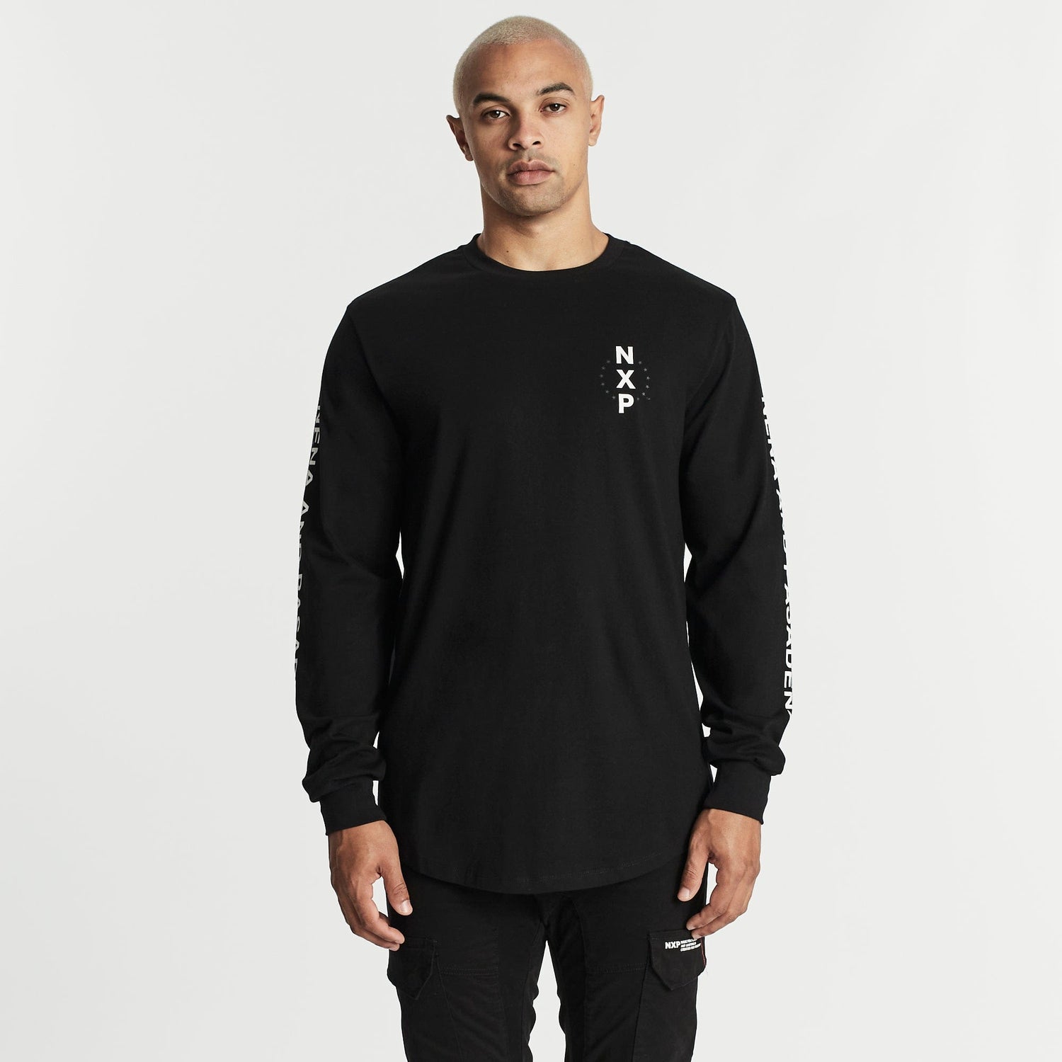 Wreck Cape Back Long Sleeve T-Shirt Jet Black